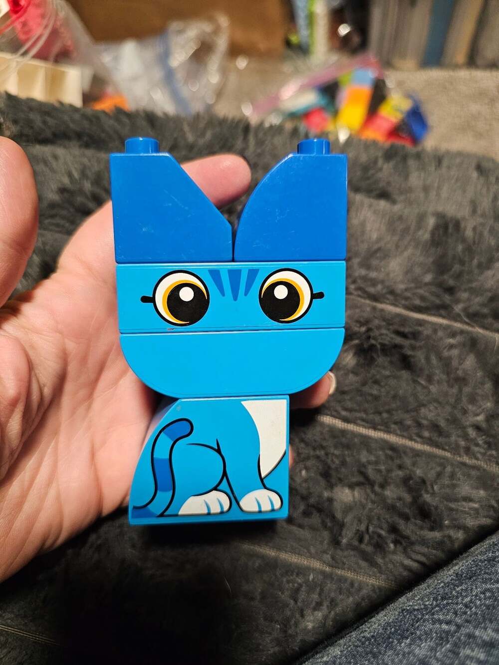 Lego Duplo 10858 My First Puzzle Pets Blue Cat Figure